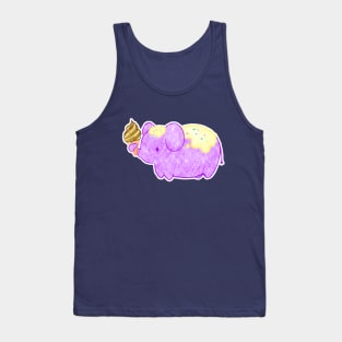 Ice Cream Elephant Tank Top